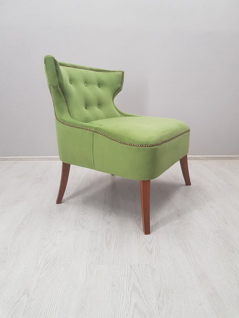 зеленное кресло для кафе
