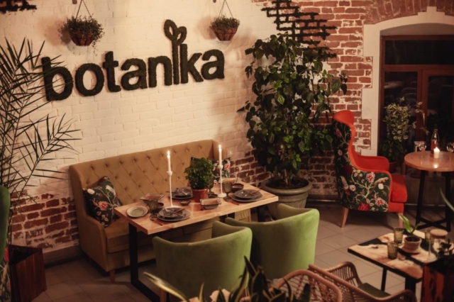 Наша мебель в Казахстане ресторан Botanika