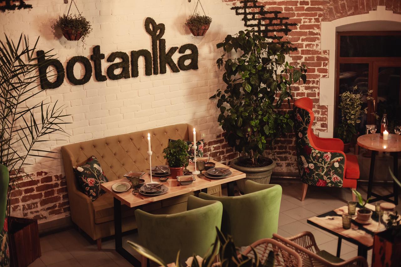 Наша мебель в Казахстане ресторан Botanika
